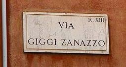 Roma - strada dedicata a Giggi Zanazzo