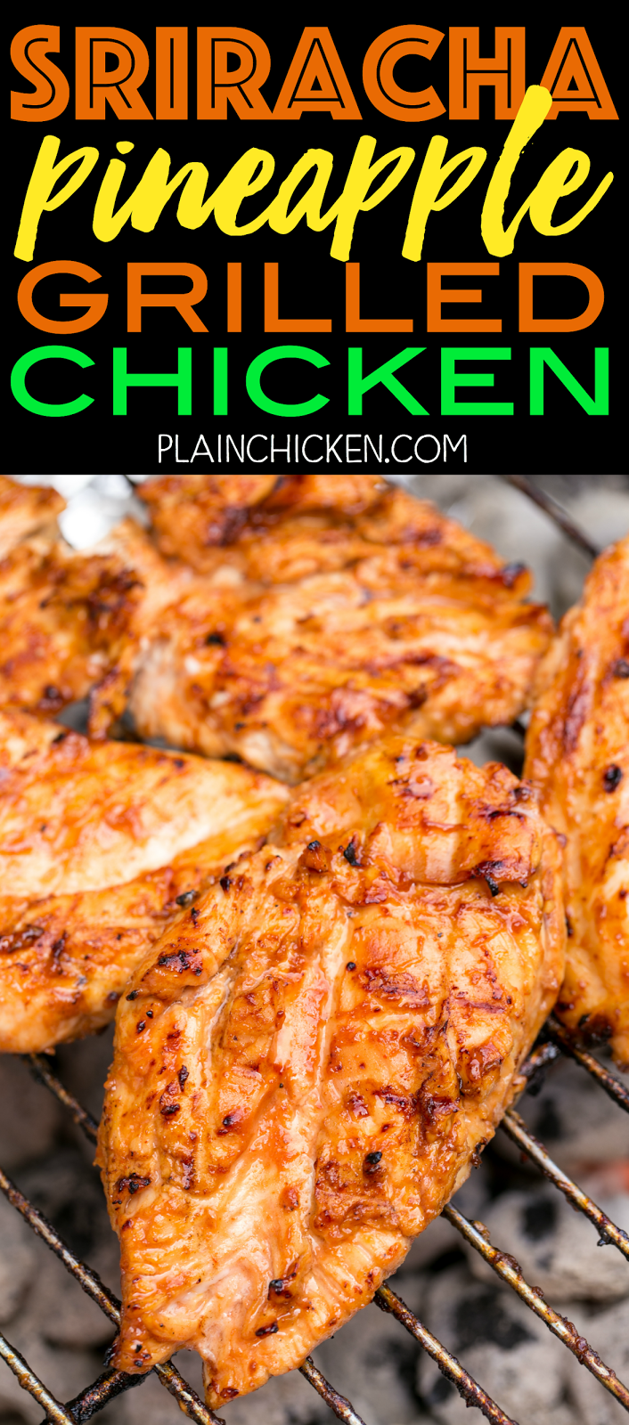 Sriracha Pineapple Grilled Chicken Plain Chicken®