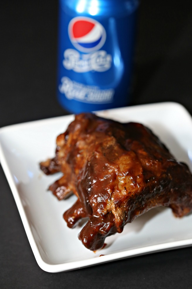 Crockpot Pepsi Ribs.  These literally fall RIGHT off the bone. 