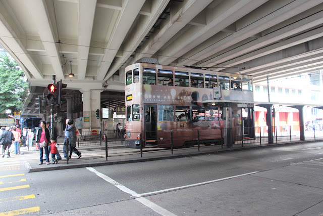 Double Decker Bus in Hong Kong