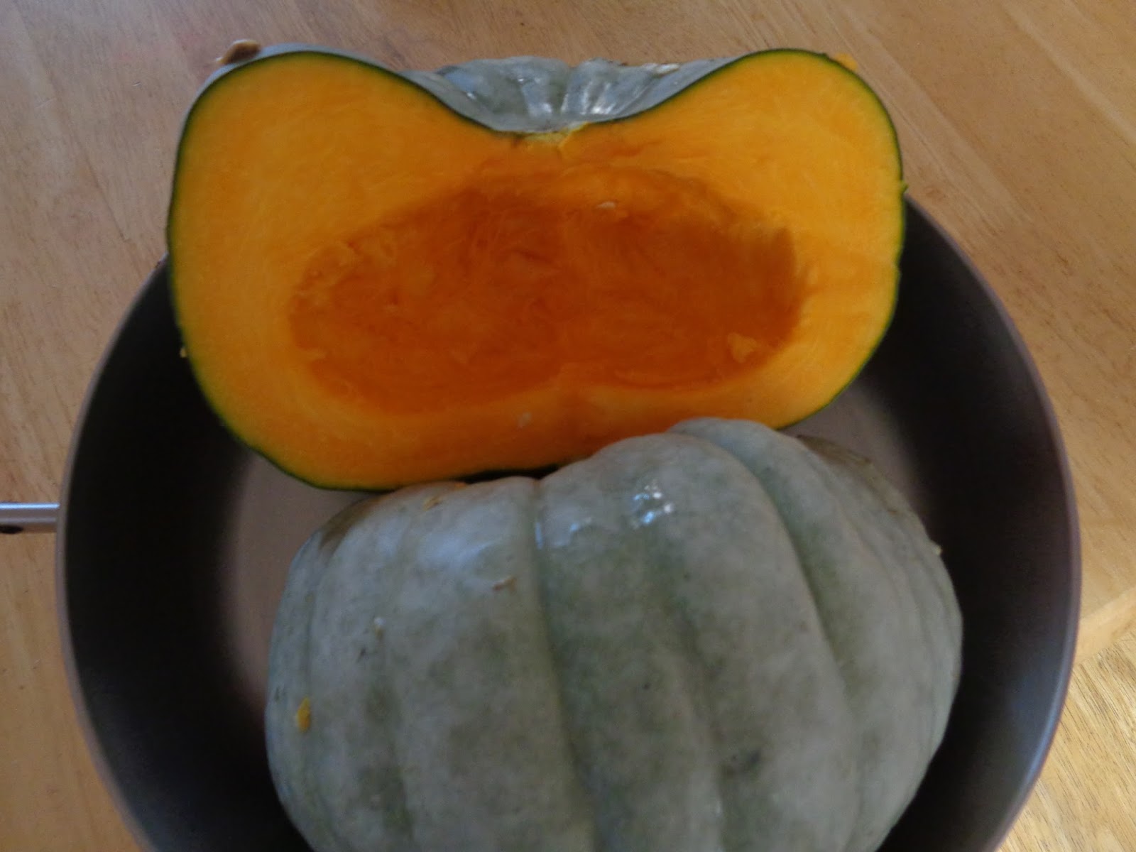 YankeeBelle Cafe Cooking the Blue Pumpkin!