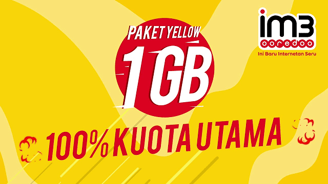 Cara Daftar Paket Murah (Yellow Indosat 1Gb