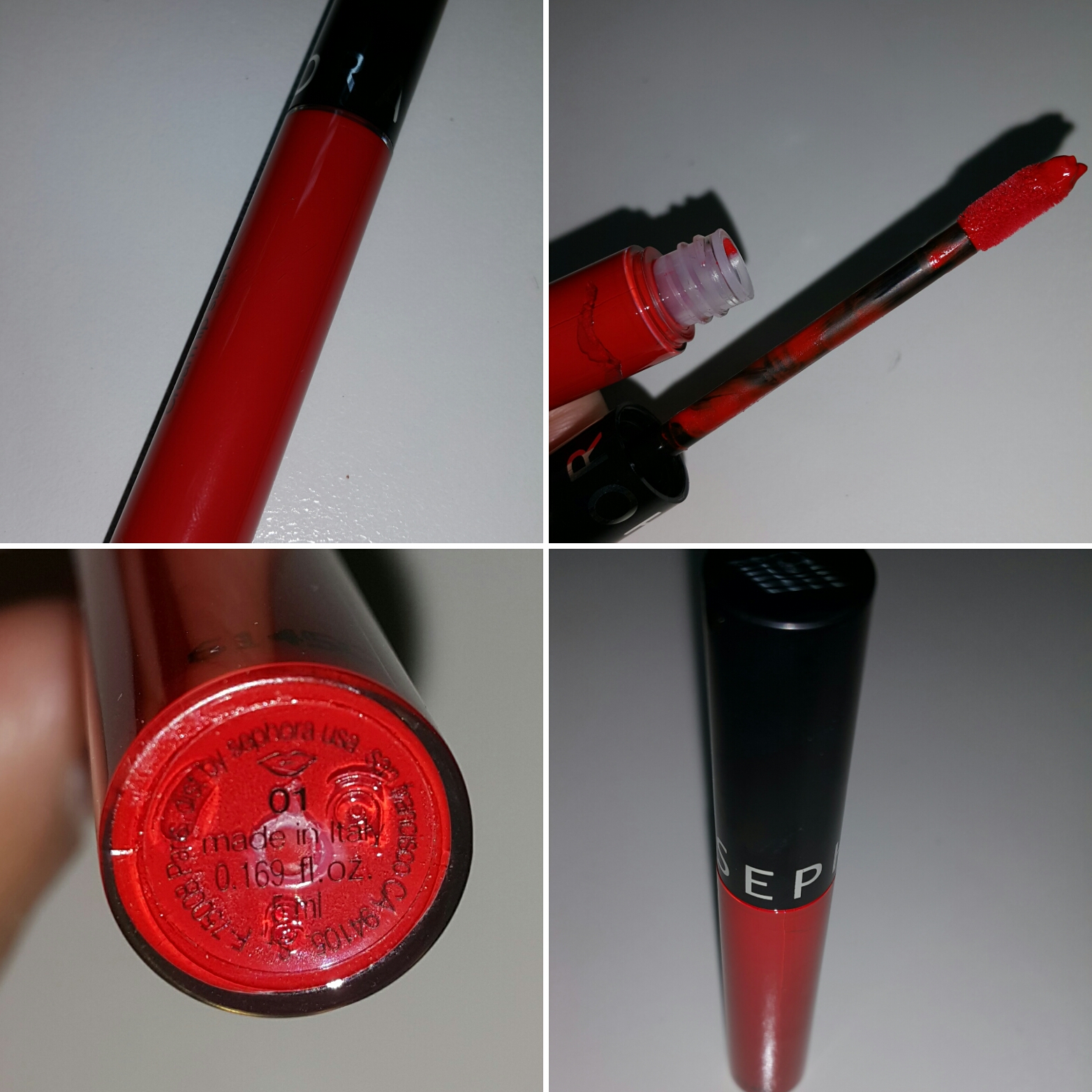 Product Review Sephora's 01 Always Red Cream Lip Stain Confessions