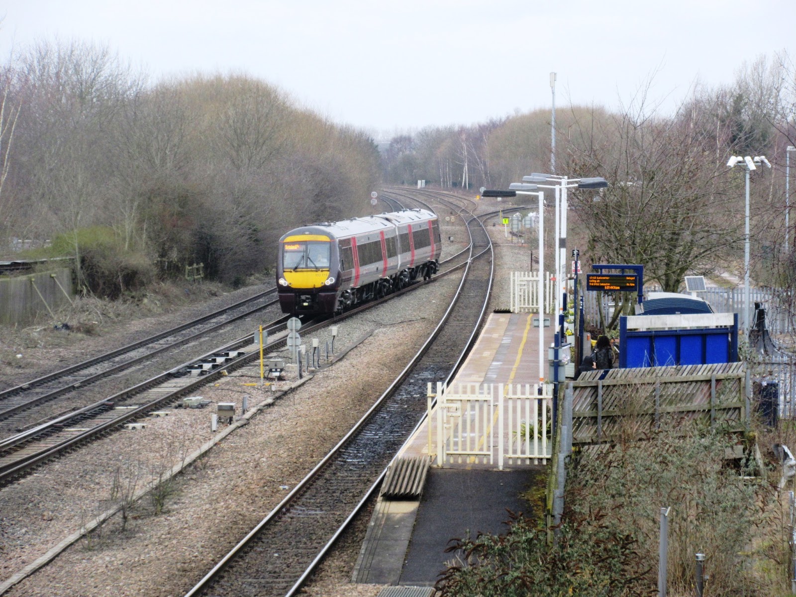 Liberal England Syston station now and then