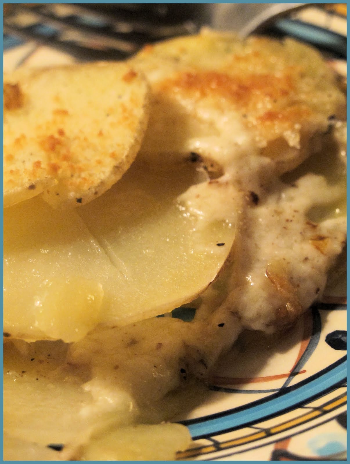 Cheese us, Christ! Yukon Gold potato and Manchego cheese tart