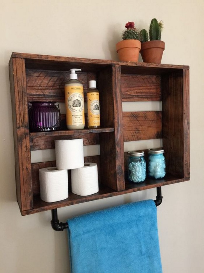 What A Great Ideas! 60+ Bathroom Pallet Projects On a Budget Pallets