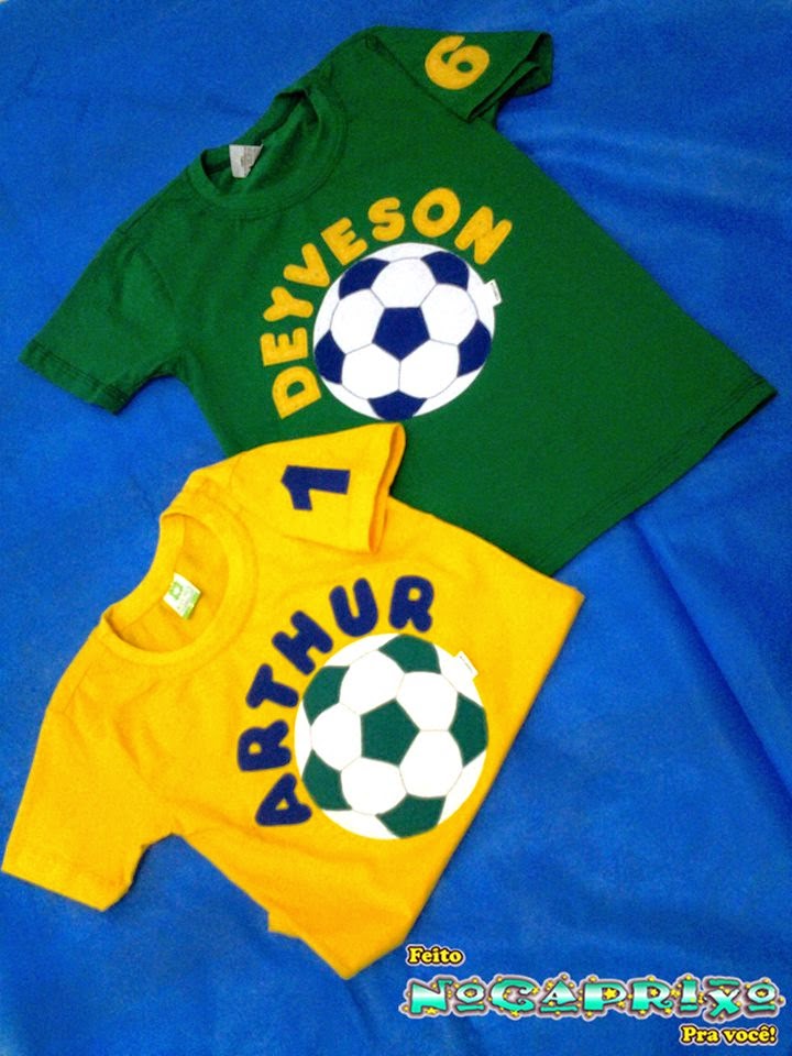 Blusas Personalizadas para Copa 2014