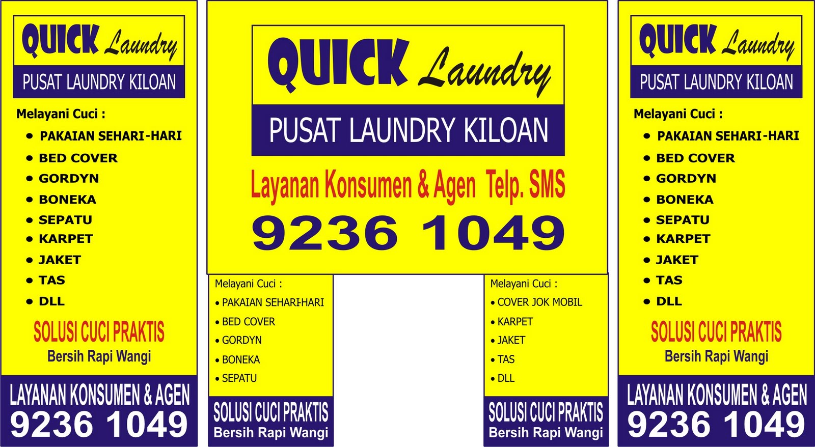 Quick Laundry Satuan Dan Kiloan Peluang Usaha Cikarang