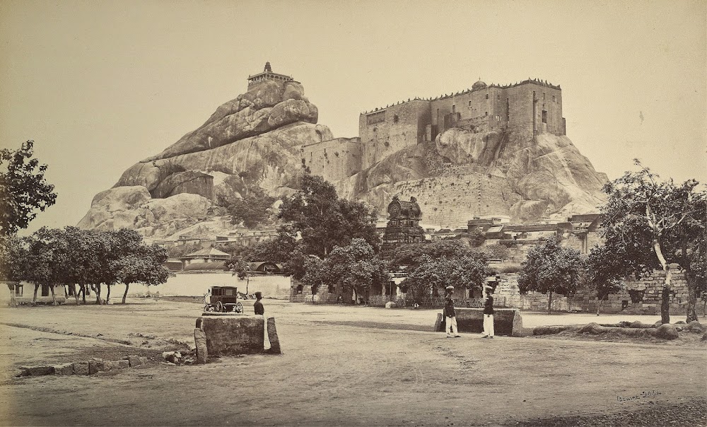 Rock Fort Temple Complex in Tiruchirapalli, Tamil Nadu 1869