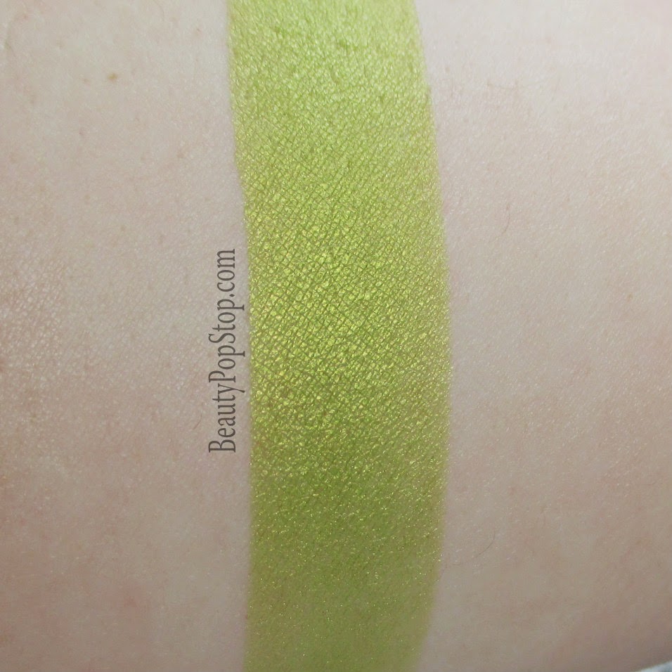 mac moody bloom lucky green swatch