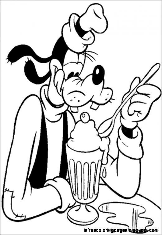 Goofy Coloring Pages