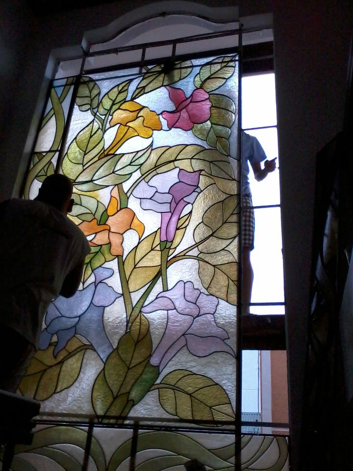 Dekora Glass Art Stained Glass ( Fiberglass Art) Etched Glass