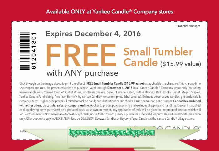 Free Promo Codes and Coupons 2023: Yankee Candle Coupons