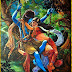 Lord Radha Krishna Beautiful Paintings Wallpapers
