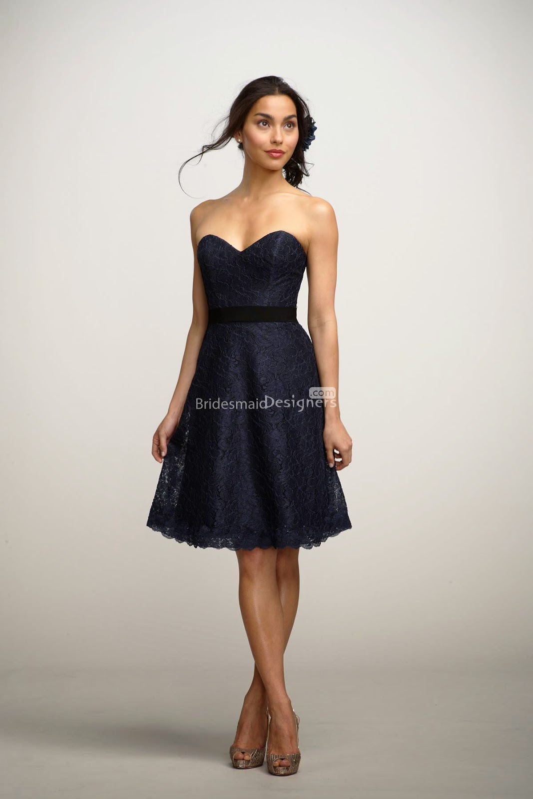 http://www.bridesmaiddesigners.com/navy-blue-a-line-sweetheart-knee-length-bridesmaid-dress-with-lace-covered-373.html