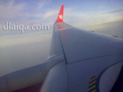 terbang menuju Lampung