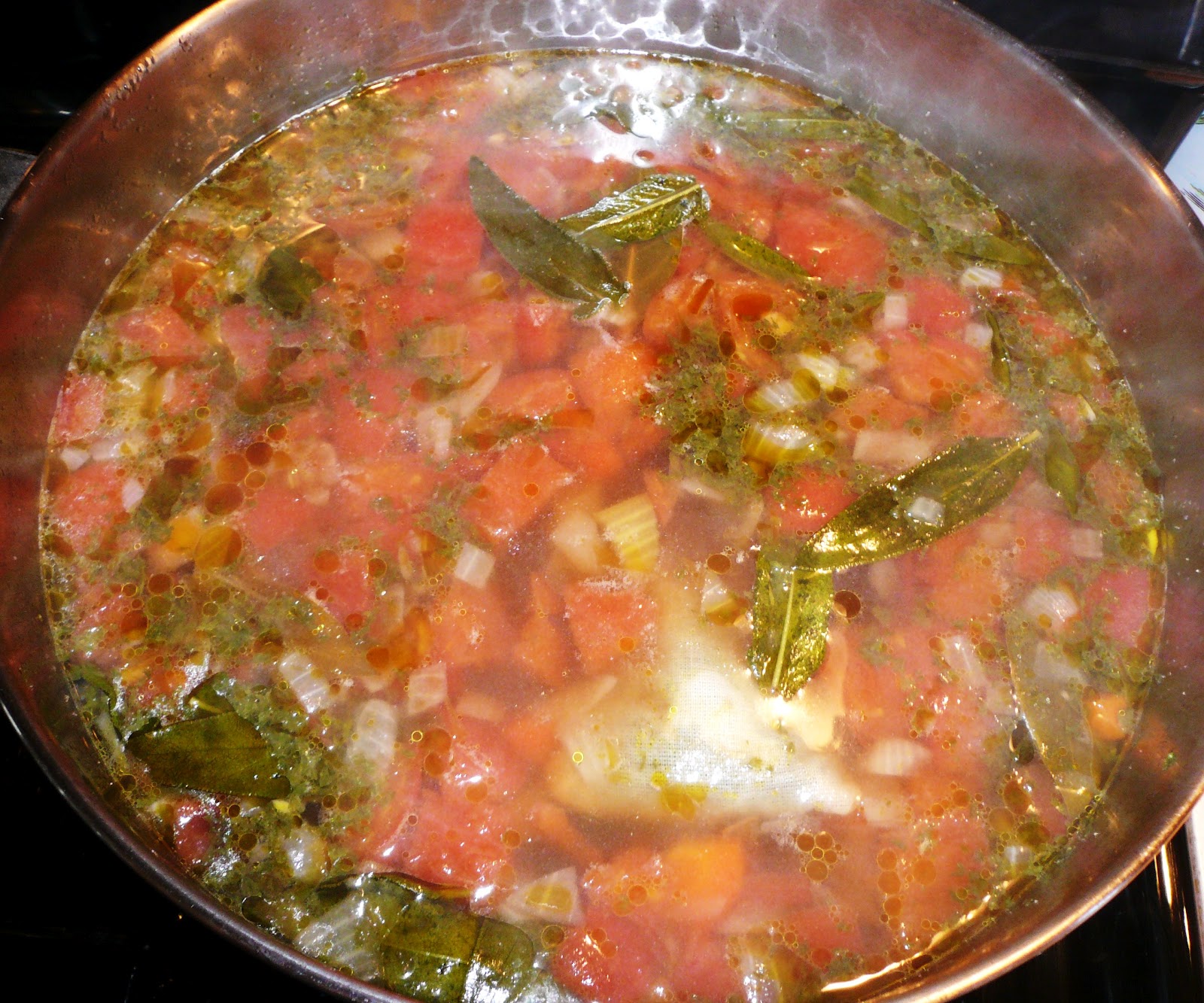 KITCHEN EXCURSIONS Borlotti Bean and Farro Soup