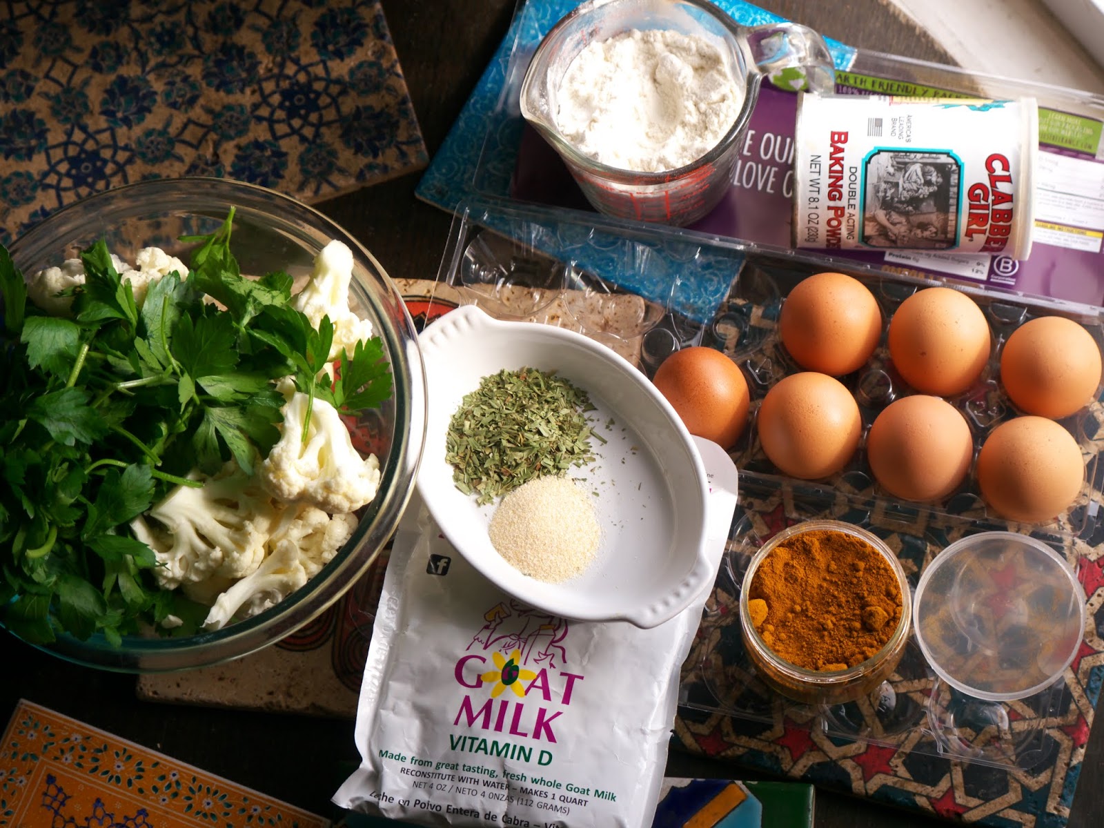 Mshat; Palestinian cauliflower fritter