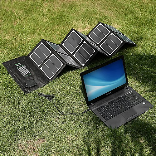 Panneau solaire pliable transportable pour ordinateur portable