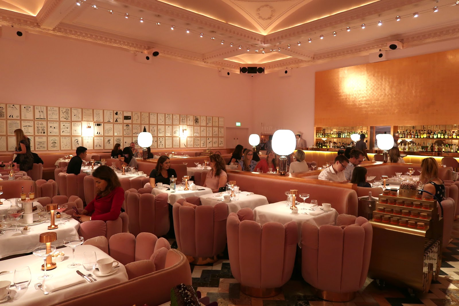 sketch Gallery, Afternoon Tea Mayfair, London Brogan Tate