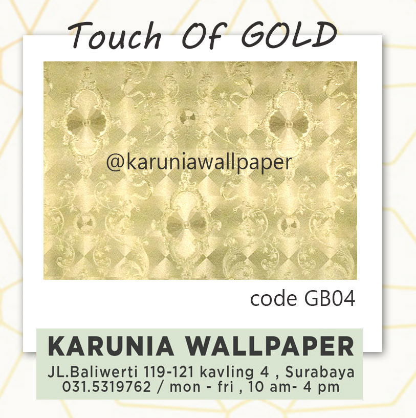 dinding wallpaper warna emas