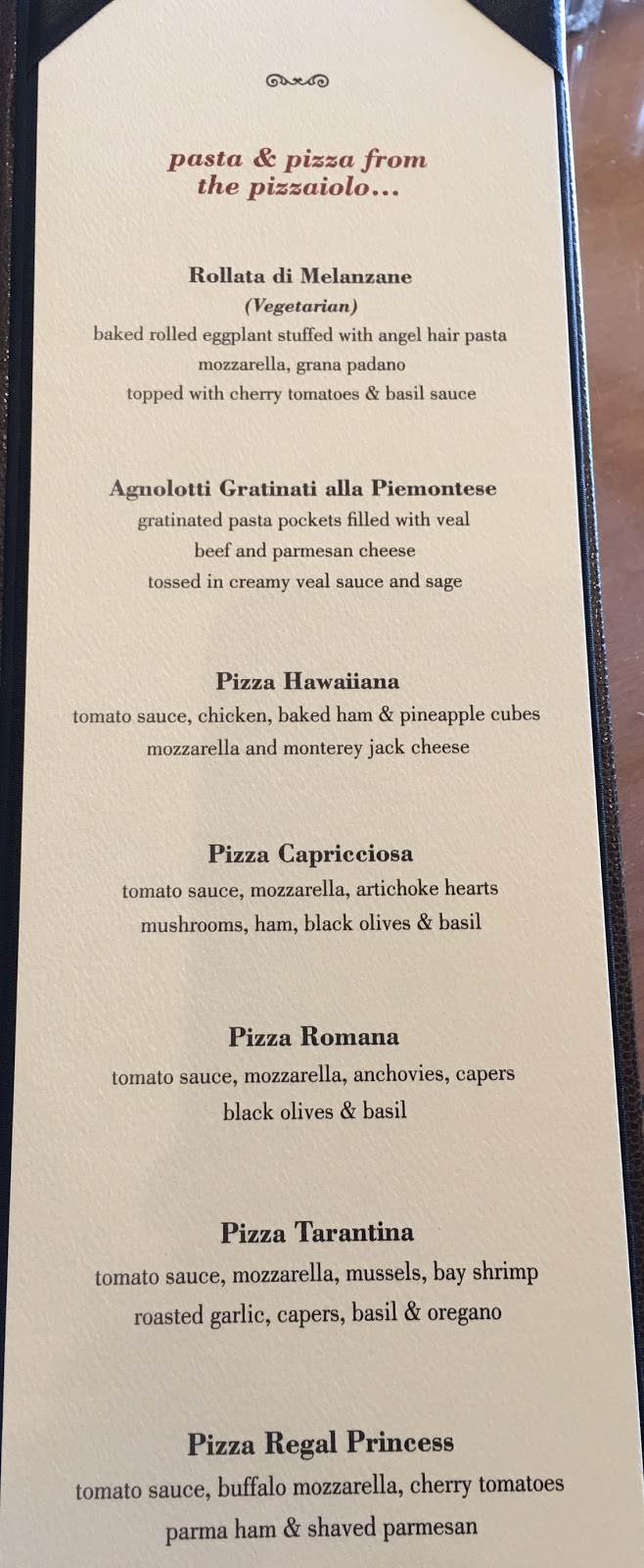 GREAT EATS HAWAII ALFREDO'S PIZZERIA REGAL PRINCESS