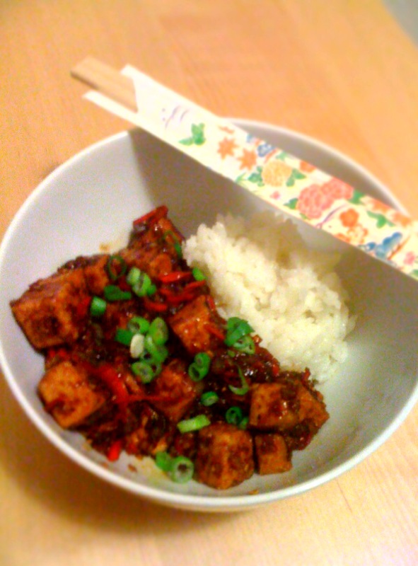 Pink Vegetables Scharfer Tofu nach Ottolenghi