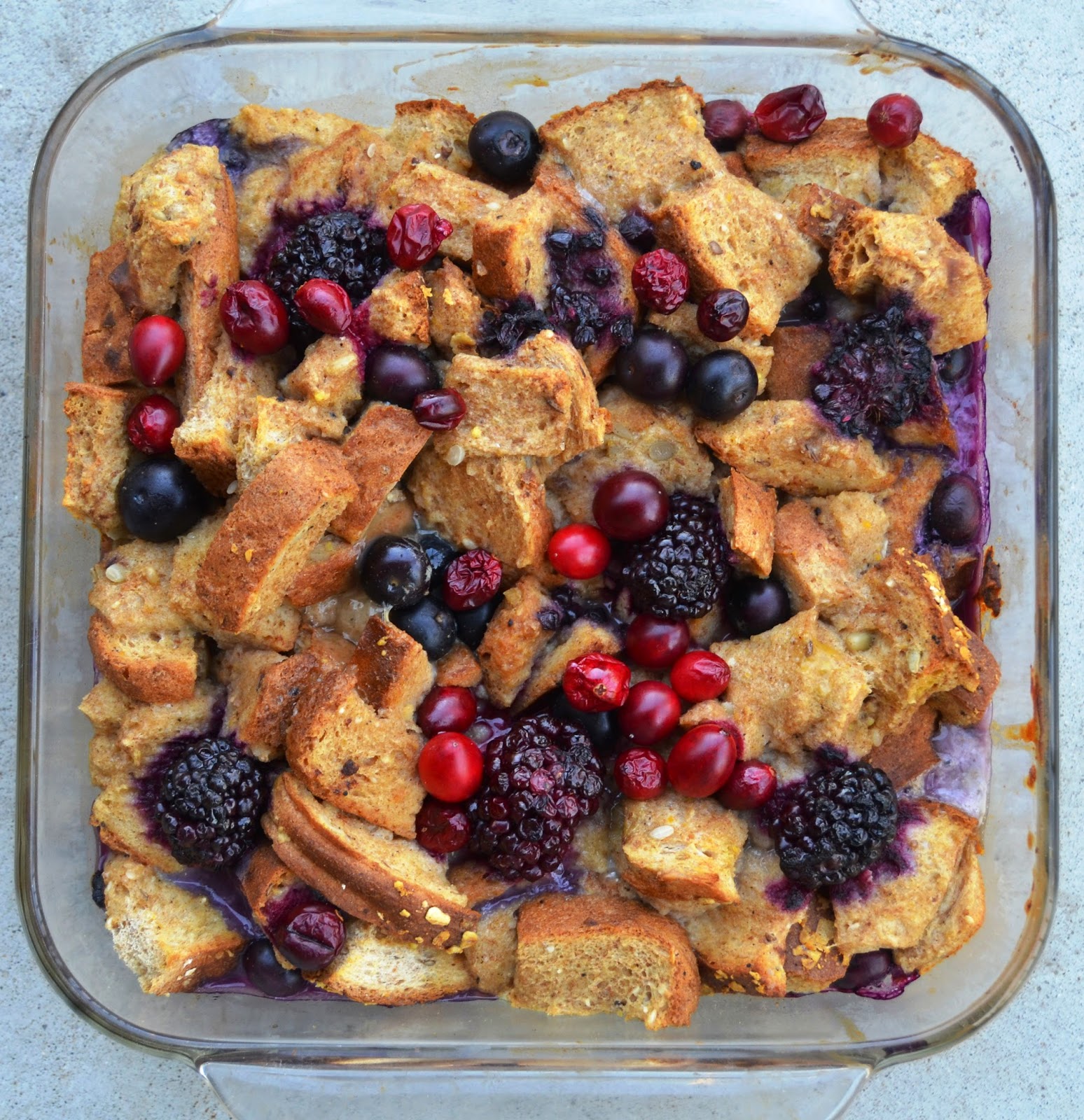 Berry Protein Overnight French Toast