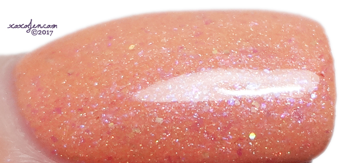 xoxoJen's swatch of Glisten and Glow Life's a Beach, When You're a Peach