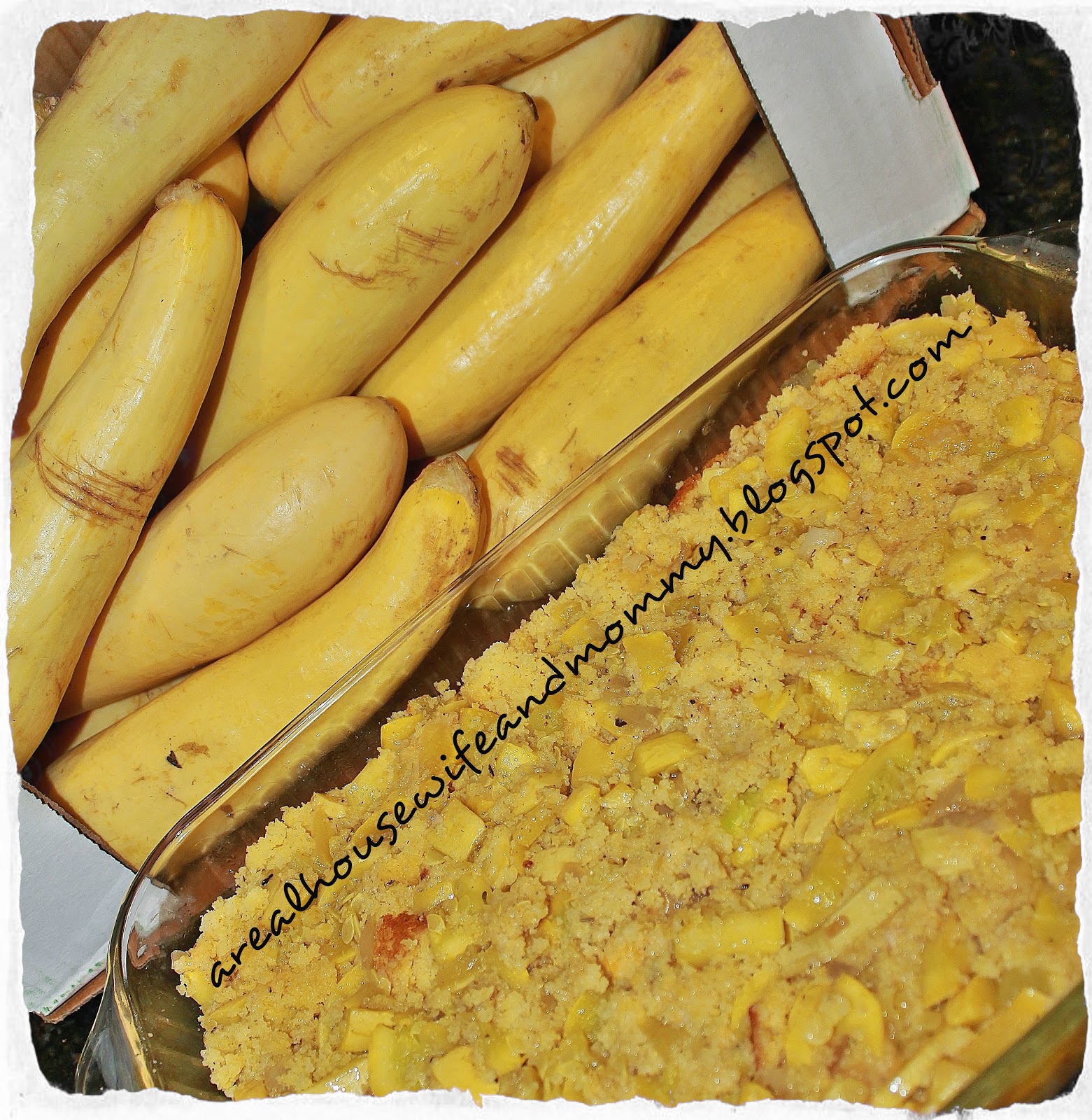 Yellow Crookneck Squash Casserole A "REAL" Housewife and Mommy