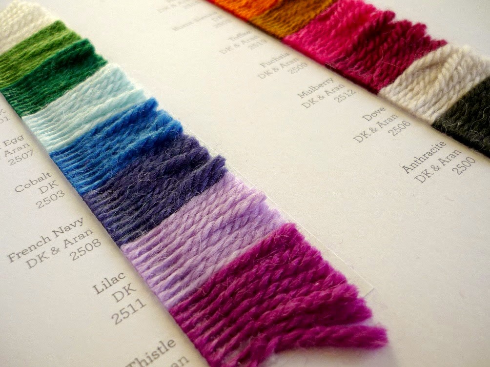 Absoknittinglutely! Yarn Stories Shade Card