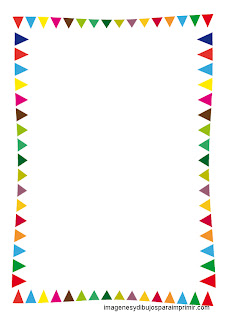 banderitas de fiestas Folios infantiles para imprimir