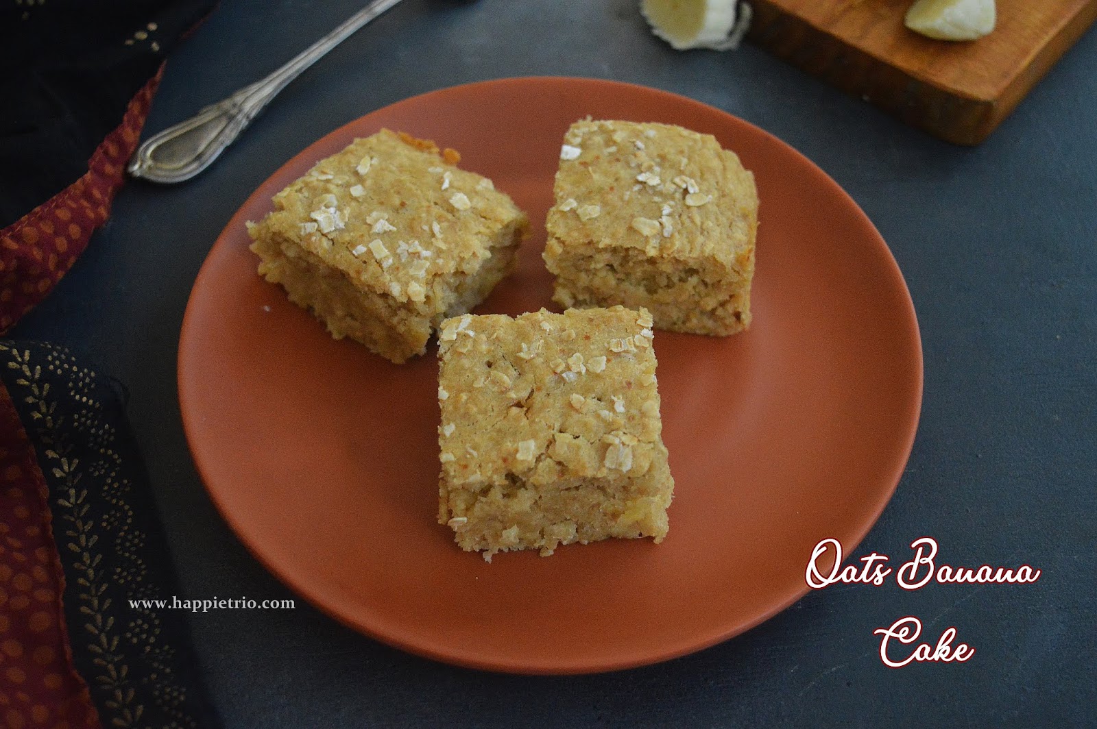 Eggless Oats Banana Cake Cook with Sharmila