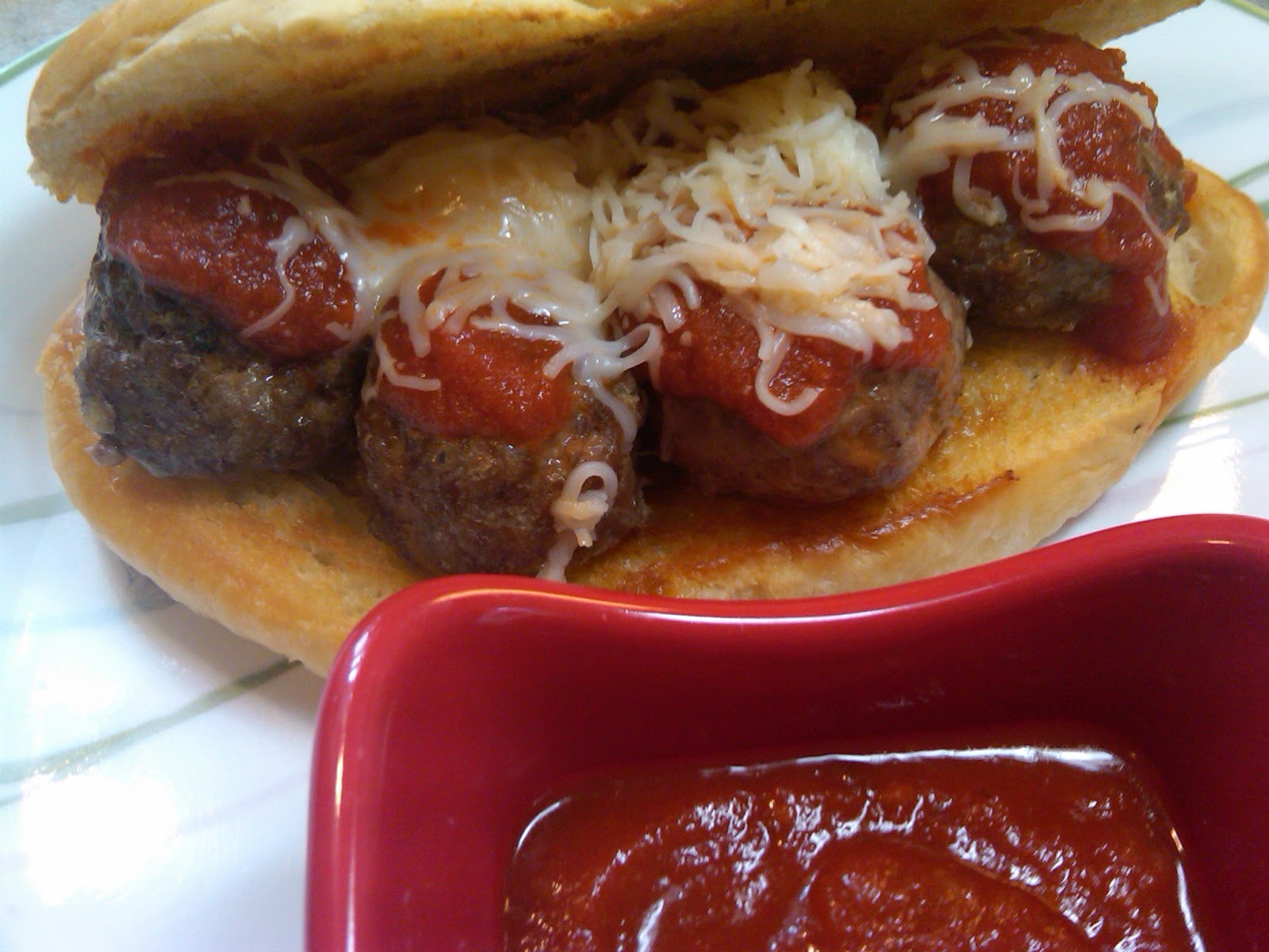 Michele's Woman Cave Italian Meatball Sub Sandwich