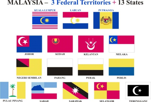 The Mighty Cheetah Malaysia states flag