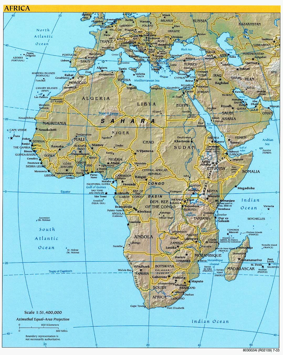 Karte Nordafrika Karte Nordafrika