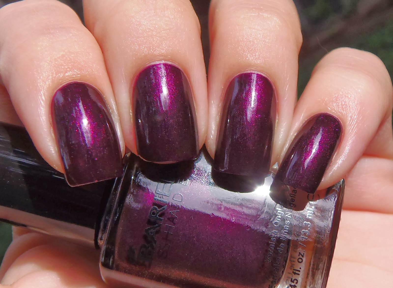 Sparkly Vernis: Barielle Hidden Hideaway is a stunning deep shimmery purple