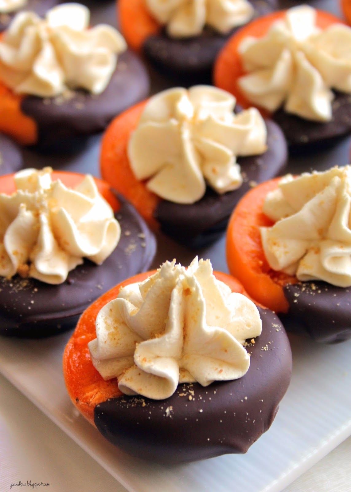 Jo and Sue Apricot Cheesecake Bites