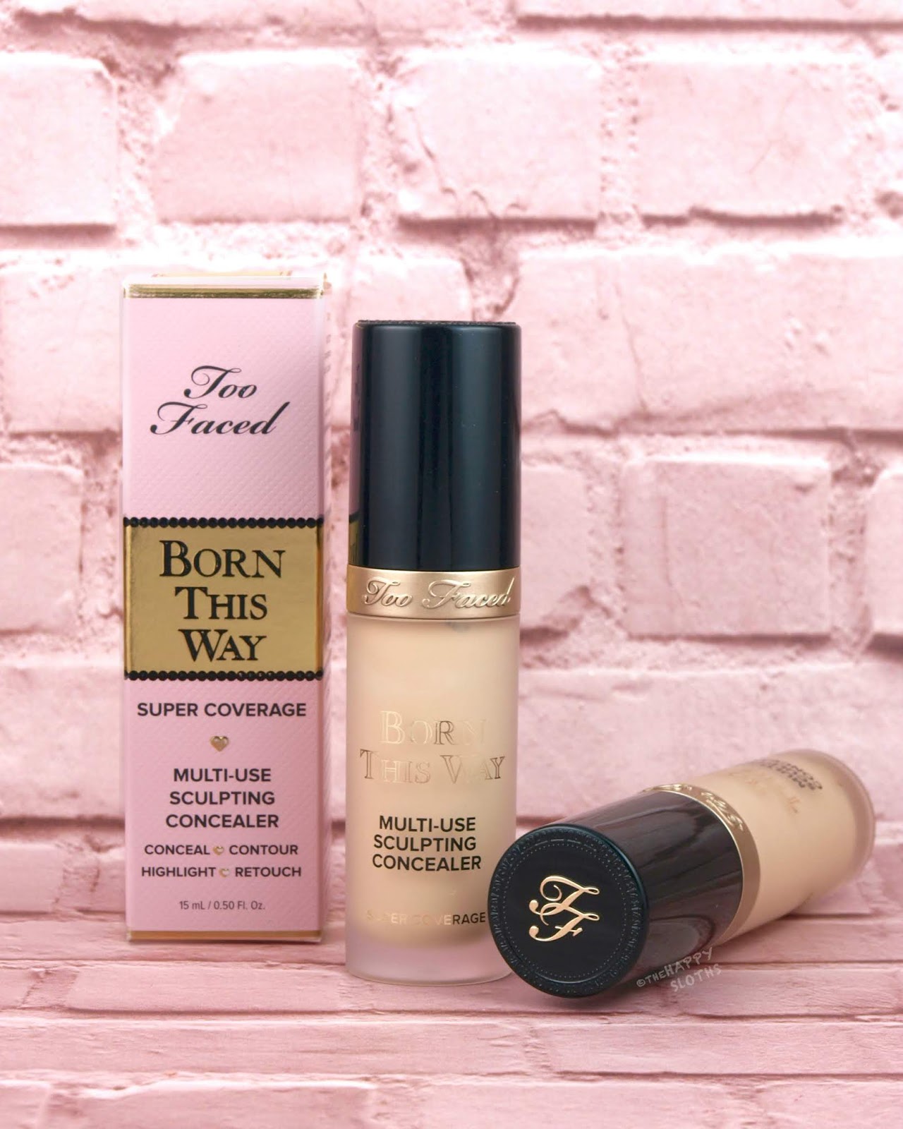 Too Faced | Born Way Super Coverage Multi-Use Sculpting Concealer: Review | The Happy Sloths: Beauty, Makeup, and Skincare Blog with Reviews and Swatches