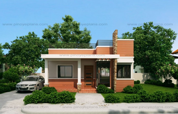  Small and simple but beautiful house with roof deck designs for houses concept. One storey house with roof deck that you can choose to build your dream house, this house is an additional area to relax with your family during the busy day. Here are the three small one story house floor plans, designs and styles for free just for you.     HOUSE PLAN 1          Beds: 2  Baths: 1  Area:  12 meters by 20 meters lot Garage: 1  SOURCE: hhomedesign.com  HOUSE PLAN 2                Beds: 2  Baths: 1  Floor Area: 60 sq.m.  Lot Area: 136 sq.m.  Garage: 1  SOURCE: hhomedesign.com  HOUSE PLAN 3          Beds: 2 Baths: 2 Floor Area: 114 sq.m. Lot Area: 198 sq.m.  SOURCE: www.pinoyhouseplans.com            Beds: 2 Baths: 2  Floor Area: 114 sq.m.  Lot Area: 198 sq.m.  SOURCE: www.pinoyeplans.com  RELATED POSTS:  Small Modern Two Story House Plan And Layout With Three Bedrooms Ideal In The Philippines Are you finally decided to build a house of your own or in your family? Well, you know it has to be ideal and perfect. You’ve been dreaming about this for years, after all! We know, it’s always hard to decide how your house should look. Are you finally decided to build a house of your own or in your family? Well, you know it has to be ideal and perfect.  You’ve been dreaming about this for years, after all! We know, it’s always hard to decide how your house should look. There are countless options. Here are the three small two story house plans, designs and styles for free just for you.    HOUSE PLAN 1         GROUND FLOOR   SECOND FLOOR  Specification: Beds: 3 Baths: 3  Floor Area: 124 sq.m.  Lot Area: 147 sq.m.  Garage: 1   HOUSE PLAN 2         GROUND FLOOR     SECOND FLOOR  Specification: Beds: 3 Baths: 2 Floor Area: 145 Sq.m. Lot Size: 152 Sq.m. Garage: 1   HOUSE PLAN 3          GROUND FLOOR   SECOND FLOOR  Specification:  Beds: 3 Baths: 2 Floor Area: 145 sq.m. Lot Size: 152 sq.m.  Garage: 1  SOURCE: www.pinoyhouseplans.com  Find The Perfect 2-Storey Home Plan For You And Your Family A two-storey house plan is a low-cost to build than a one-story house plan because it's usually cheaper to build up than out. Two-story floor plans give many benefits, they’re a cost-efficient method to optimize your lot, provide privacy to bedrooms, and create a stunning exterior. Here are some simplest and beautiful 2-storey houses designs for you and your family. A two-storey house plan is a low-cost to build than a one-story house plan because it's usually cheaper to build up than out. Two-story floor plans give many benefits, they’re a cost-efficient method to optimize your lot, provide privacy to bedrooms, and create a stunning exterior. Here are some simplest and beautiful 2-storey houses designs for you and your family.   HOUSE PLAN 1         GROUND FLOOR    SECOND FLOOR  Specification: Beds: 4 Baths: 3  Floor Area: 166 sq.m.  Lot Area: 169 sq.m. Garage: 1   HOUSE PLAN 2          GROUND FLOOR   SECOND FLOOR  Specification: Beds: 4 Baths: 3  Floor Area: 176 sq.m. Lot Size: 156 sq.m. Garage: 1    HOUSE PLAN 3        GROUND FLOOR  SECOND FLOOR  Specification: Beds: 4 Baths: 3 Floor Area: 127 sq.m. Lot Size: 130 sq.m. Garage: 1  SOURCE: www.pinoyhouseplans.com  RELATED POSTS:   Simple 3 Bedroom House Plans, Layout And interior Design With Garage  Three bedroom houses can be built in any design or style, so choose the house that fit your beautiful design and budget. Three-bedroom floor plans and layout with the garage are very popular. Three bedroom houses can be built in any design or style, so choose the house that fit your beautiful design and budget. Three-bedroom floor plans and layout with garage are very popular. Having three bedrooms makes this a great selection for all kinds of families. This is good for the families who want a place for their kids to stay when they visit. Take a look at these 5 new options for a three bedroom house floor plans and layout and you're sure to find out that would work for you.  Two-Bedroom House Designs And Floor Plans For Free  Two bedrooms may not be a villa, mansion or a castle, but with the right plans and layout, it can be a lot of space for a growing family.  Two bedrooms may not be a villa, mansion or a castle, but with the right plans and layout, it can be a lot of space for a growing family. The best house layout for any case will rely on how important noise, light, and privacy are to its occupant.  Find some inspiration from these free two-bedroom house floor plans and layout. {EMBED VIDEO 1 HERE NOW!}  HOUSE PLAN 1        Specification: Floor Plan Code: SHD-2012003 Beds: 2  Floor Area: 52 sq.m.  Bungalow House Plans Baths: 1 Lot Area: 110 sq.m.  SOURCE: www.pinoyeplans.com  HOUSE PLAN 2                    FULL SPECS & FEATURES Basic Features: Bedrooms: 2 Baths: 2 Stories: 1 Garages: 0 Dimension: Height : 20' 8" Depth : 28' 10" Width : 51' 10" Area: Total: 991 sq/ft Main Floor: 991 sq/ft Decks: 252 sq/ft *Total Square Footage only includes conditioned space and does not include garages, porches, bonus rooms, or decks. Ceiling: Upper Ceiling Ft : 10' Roof: Secondary Pitch : 2:12 Primary Pitch : 12:12 Exterior Wall Framing: Framing: 2x6 Exterior Wall  Finish: Wood Siding Insulation: R41 Bedroom Features: Main Floor Master Bedroom Walk-In Closet Main Floor Bedrooms Kitchen Features: Walk In Pantry Cabinet Pantry Kitchen Island Additional Room Features: Great Room Living Room Main Floor Laundry Lot Characteristics: Suited For Corner Lot Suited For View Lot Suited For Narrow Lot Outdoor Spaces: Covered Rear Porch Grill Deck Sundeck  SOURCE: www.houseplans.com  {INSERT ANOTHER 5 IMAGES OR VIDEO HERE} HOUSE PLAN 3               FULL SPECS & FEATURES Basic Features: Bedrooms: 2 Baths: 1 Stories: 1 Garages: 1 Dimension: Height : 13' 11" Depth : 43' 3" Width : 37' 11" Area: Total: 838 sq/ft Main Floor: 838 sq/ft *Total Square Footage only includes conditioned space and does not include garages, porches, bonus rooms, or decks. Additional Room Features: Master Sitting Area Mud Room Garage Features: Garage Under Outdoor Spaces: Grill Deck Sundeck More: Economical To Build Wheelchair Adaptable Suited For Vacation Home  SOURCE: www.houseplans.com  Free Bungalow House Designs And Floor Plans With 2 Bedrooms, 3 Bedrooms And 4 Bedrooms Bungalow house designs and floor plans are about the most requested and popular building plan. This is because bungalow buildings are the most popular building types especially among low to medium income earners. The Bungalows gallery below is great for helping you figure out what you want.   Simple 3 Bedroom House Plans, Layout And Interior Design With Garage Three bedroom houses can be built in any design or style, so choose the house that fit your beautiful design and budget. Three-bedroom floor plans and layout with the garage are very popular. Three bedroom houses can be built in any design or style, so choose the house that fit your beautiful design and budget. Three-bedroom floor plans and layout with garage are very popular. Having three bedrooms makes this a great selection for all kinds of families. This is good for the families who want a place for their kids to stay when they visit. Take a look at these 5 new options for a three bedroom house floor plans and layout and you're sure to find out that would work for you.   ©2017 THOUGHTSKOTO www.jbsolis.com SEARCH JBSOLIS, TYPE KEYWORDS and TITLE OF ARTICLE at the box below