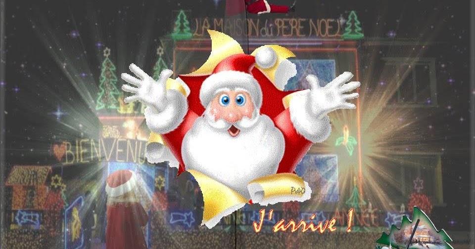 Mes créations pps et cartes virtuelles: Le Père Noel arrive bientot 