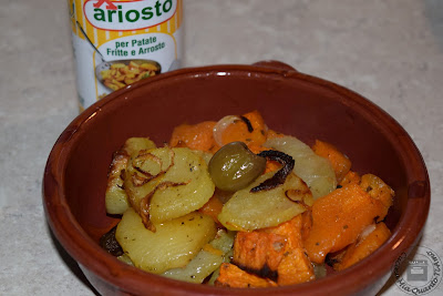 Patate e zucca al forno