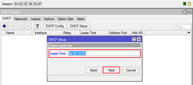 Dhcp lease time. Dhcp lease time