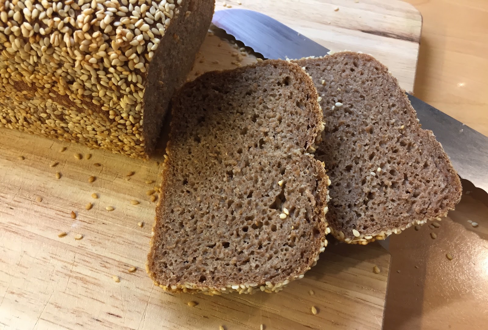 Backen mit Jens - Rezepte und mehr : Dinkelvollkornbrot mit Hirseflocken