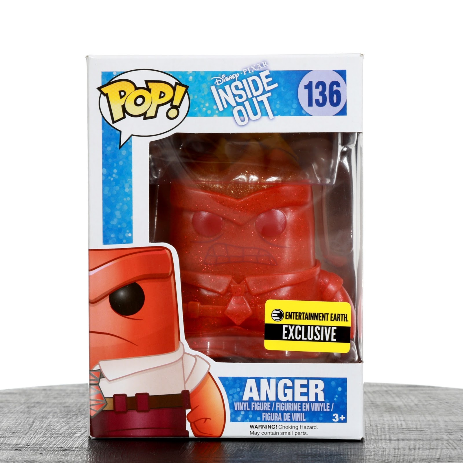 Inside Out Crystal Anger Funko "POP!" Entertainment Earth Exclusive