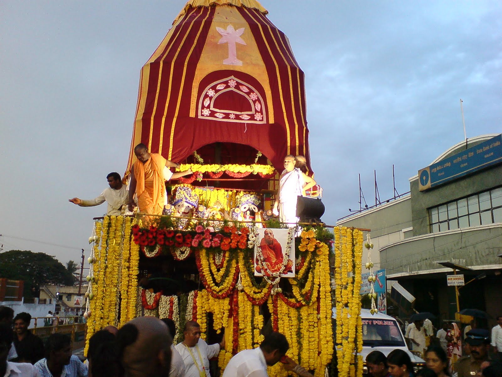 Ratha Yatra Salem, Tamil Nadu, India Part1 Krishna
