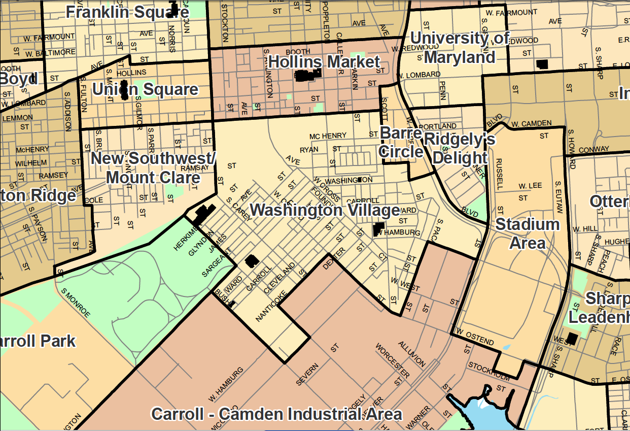Historic Pigtown Happens: Maps