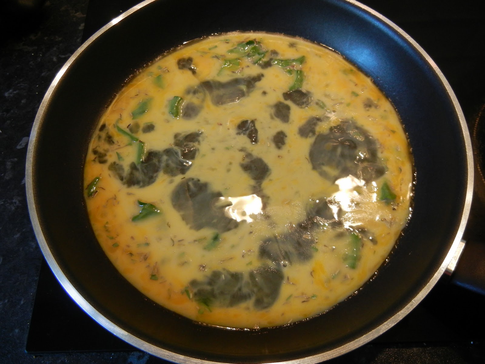 Oven Lovin' Rocket (Arugula) & Goats' Cheese Omelette