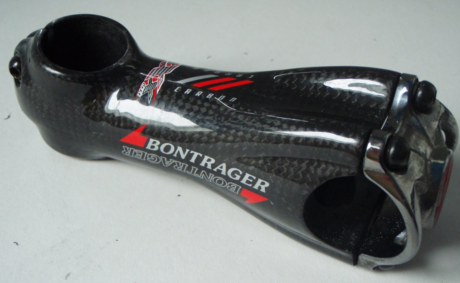 deuropening Daar Amerikaans voetbal Frame and Wheel Selling Services: Bontrager Race XXX Lite OS carbon stem  110 mm