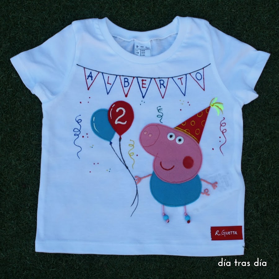 Camiseta Peppa Pig cumpleaños